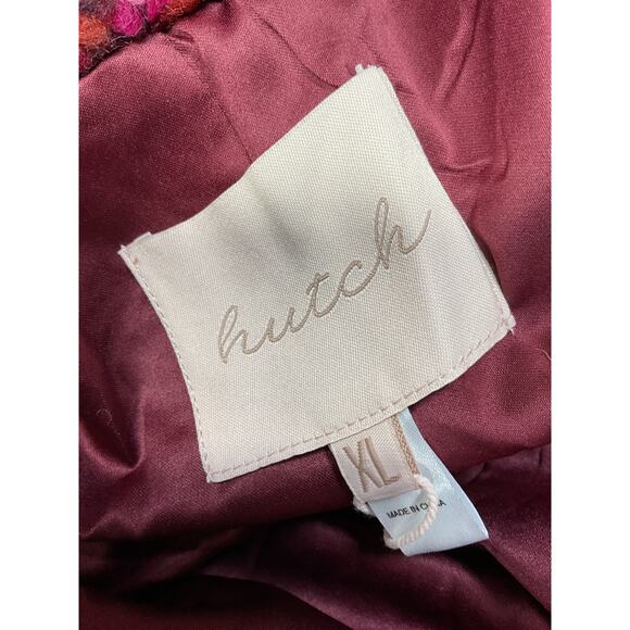 Hutch 'Kat' Pink Wrap Coat Size XL - Picture 4 of 5